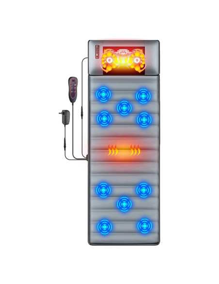 Alfombrilla de Masaje Completo TeqHome con Calor y 10 Motores