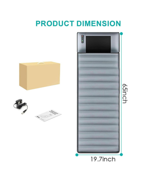 Alfombrilla de Masaje Completo TeqHome con Calor y 10 Motores