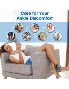 Almohadilla Calentadora para Tobillo MOAJAZA, Masaje y Calor 2