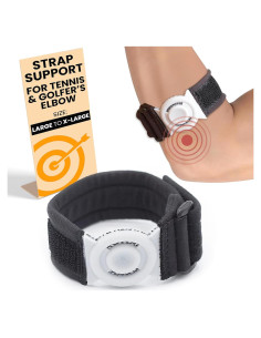 Faja de Codo Bullseye L/XL - Compresión para Alivio de Dolor