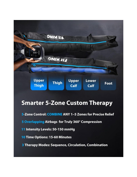 Botas de Compresión FIT KING FT-115A Mediana para Recuperación