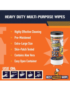 Toallitas Multiusos de Uso Pesado Orbizorb 30 Unidades 17.78x25.4cm 2