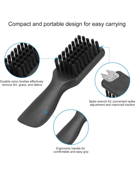 Cepillo para Zapatos de Golf PATIKIL con Llave de Pico - 2 Pzs