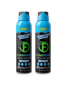 FunkAway Sport Spray Eliminador de Olores 96.39 ml - Paquete de 2