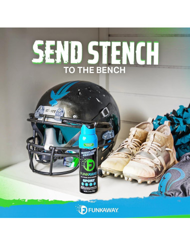 FunkAway Sport Spray Eliminador de Olores 96.39 ml - Paquete de 2