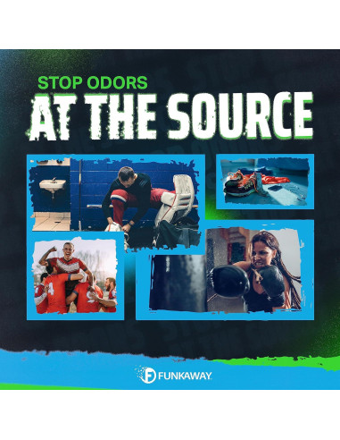 FunkAway Sport Spray Eliminador de Olores 96.39 ml - Paquete de 2