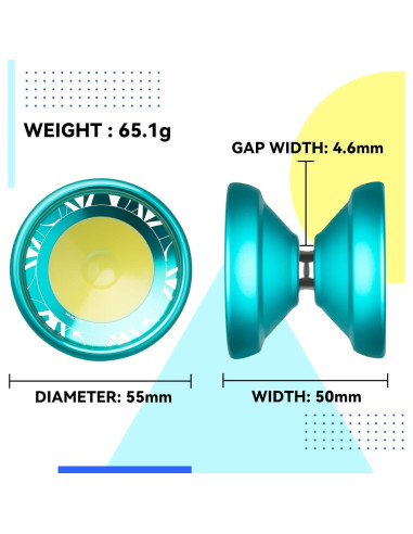 Yo-Yo Profesional V11 MagicYoyo + K1 para Principiantes