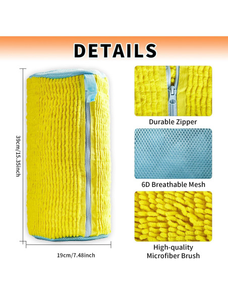 Bolsa de Limpieza de Zapatos EVERSHIO XX-Large Amarilla