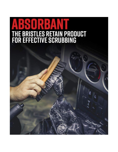 Cepillo de Limpieza Adam's Polishes para Automóviles - Suave y Efectivo