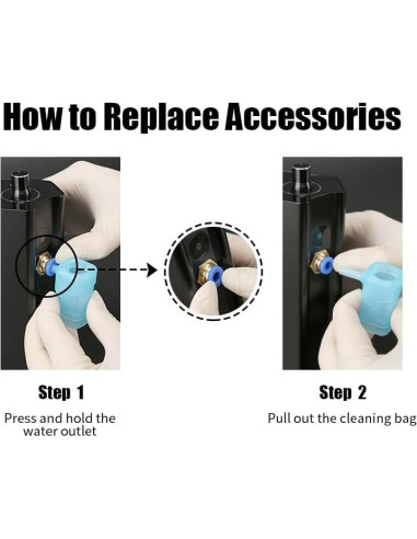 Limpiador de Agujas de Tatuaje TAIDU XZQ-3 Automático 0.77 kg