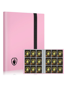 Carpeta de Cartas Fabmaker 396 Bolsillos Rosa Premium