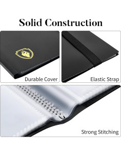 Carpeta de Cartas Fabmaker 396 Bolsillos Rosa Premium 2