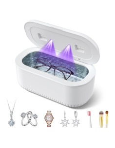 Limpiador Ultrasónico de Joyas ZYREX 30W 48kHz con Luz UV