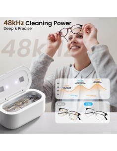 Limpiador Ultrasónico de Joyas ZYREX 30W 48kHz con Luz UV 2