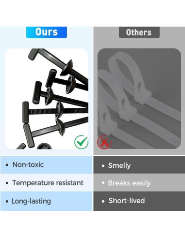 30 Hebillas de Brida Universal de Nylon Genérico 9.14 cm