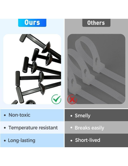 30 Hebillas de Brida Universal de Nylon Genérico 9.14 cm