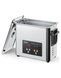 Limpiador Ultrasónico VEVOR 6L Acero Inoxidable 120W 40kHz