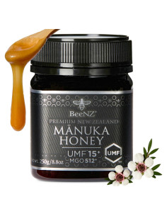 Miel de Manuka Cruda BeeNZ UMF 15+ 250g - Superalimento Natural