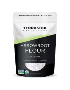 Harina de Arrurruz Orgánica Terrasoul 453.6 g - Sin Gluten