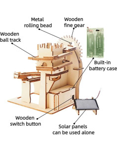 Carrera de Canicas de Madera Dongguan PZ-034 Solar STEM 2