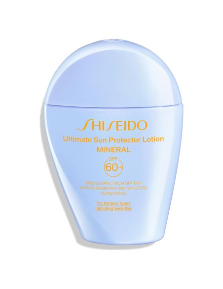 Protector Solar Mineral Shiseido SPF 60+ 50mL - Transparente