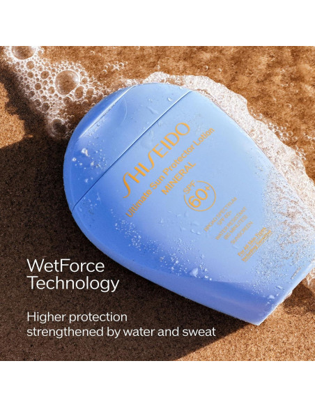 Protector Solar Mineral Shiseido SPF 60+ 50mL - Transparente