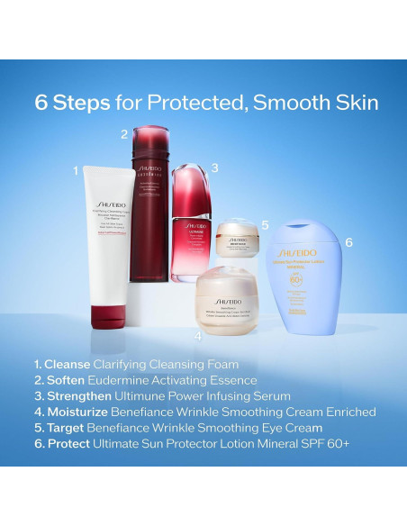 Protector Solar Mineral Shiseido SPF 60+ 50mL - Transparente