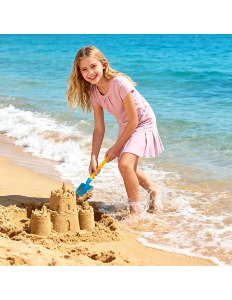 Camisetas de Manga Corta para Niñas Bienzoe - Paquete de 3, Secado Rápido, 7-8 Años