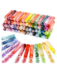 Juego de 60 Tizas Gigantes para Acera Bkpvr Multicolor