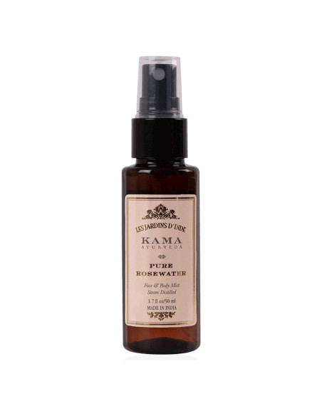Agua de Rosa Pura Orgánica Kama Ayurveda 50ML - Astringente Natural