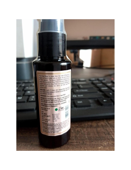 Agua de Rosa Pura Orgánica Kama Ayurveda 50ML - Astringente Natural