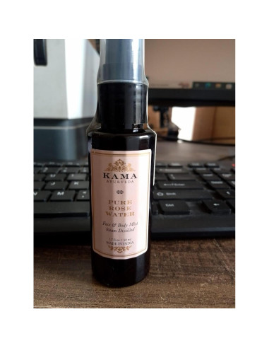Agua de Rosa Pura Orgánica Kama Ayurveda 50ML - Astringente Natural