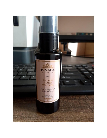 Agua de Rosa Pura Orgánica Kama Ayurveda 50ML - Astringente Natural