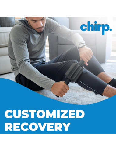 Rodillo Muscular 3-en-1 Chirp - Masajeador Personalizable 39x10x10 cm