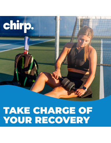 Rodillo Muscular 3-en-1 Chirp - Masajeador Personalizable 39x10x10 cm