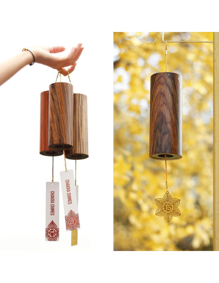 Campana de Viento de Bambú Mowind 164x64mm Sacro