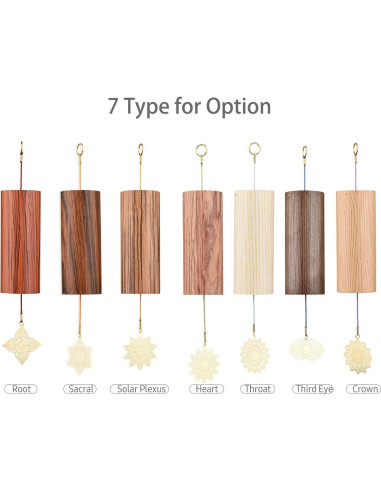 Campana de Viento de Bambú Mowind 164x64mm Sacro