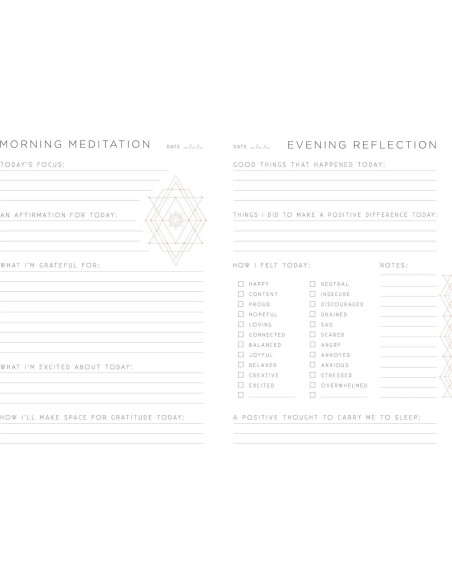 Gratitude: A Day and Night Reflection Journal (90 Days) (Inner World)