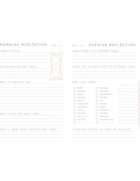 Gratitude: A Day and Night Reflection Journal (90 Days) (Inner World)