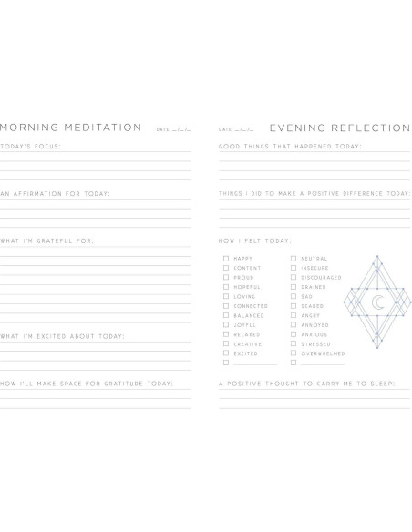 Gratitude: A Day and Night Reflection Journal (90 Days) (Inner World)