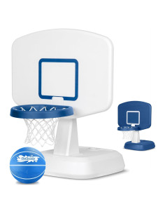 Aro de Baloncesto Acuático GoSports Splash Hoop Clásico - Blanco