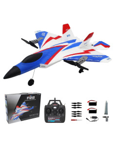 Avión RC F-22 Leopmase 4 Canales con Estabilizador