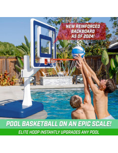 Aro de Baloncesto para Piscina GoSports Splash Hoop Elite - Altura Ajustable 2
