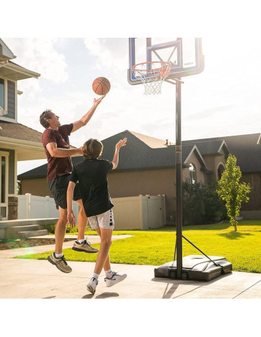 Aro de Baloncesto Portátil Lifetime 44" Ajustable 2.44-3.05m