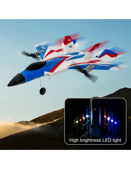 Avión RC F-22 Leopmase 4 Canales con Estabilizador