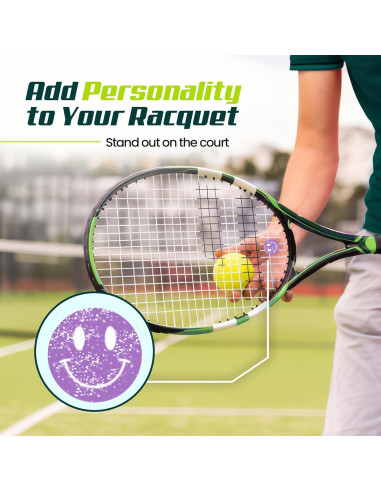 Amortiguador de Raqueta de Tenis TRESSIS Brillo Púrpura x2