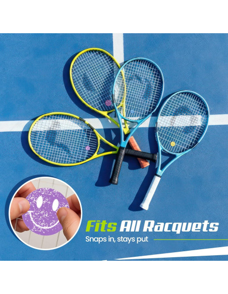 Amortiguador de Raqueta de Tenis TRESSIS Brillo Púrpura x2