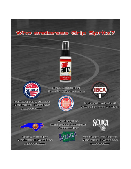 Grip Spritz - Spray para agarre de zapatos de baloncesto - 2 botellas