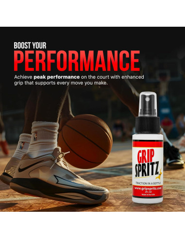 Grip Spritz - Spray para agarre de zapatos de baloncesto - 2 botellas