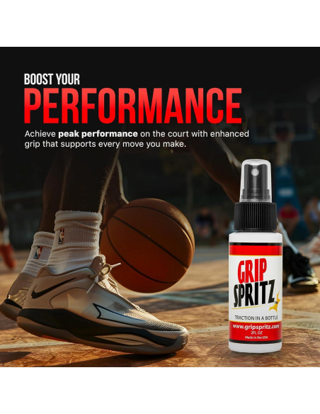 Grip Spritz - Spray para agarre de zapatos de baloncesto - 2 botellas